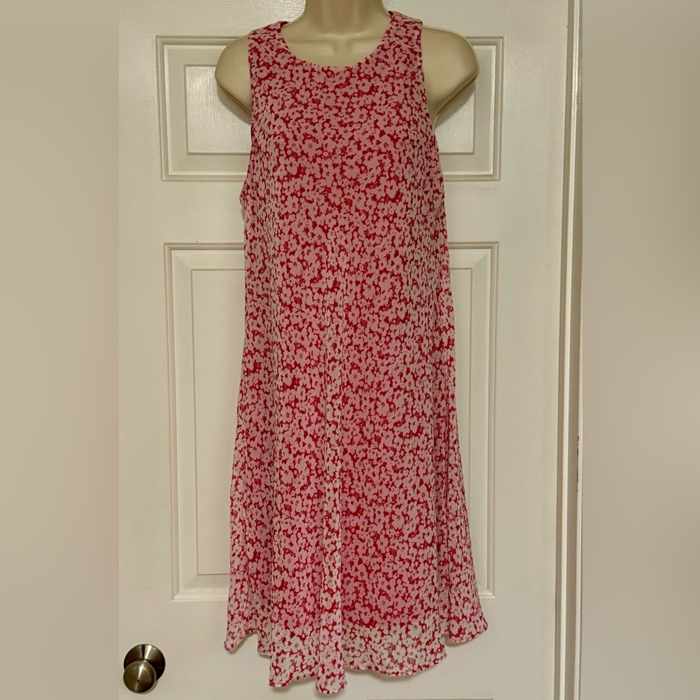 Ralph Lauren Pink and White Floral Dress